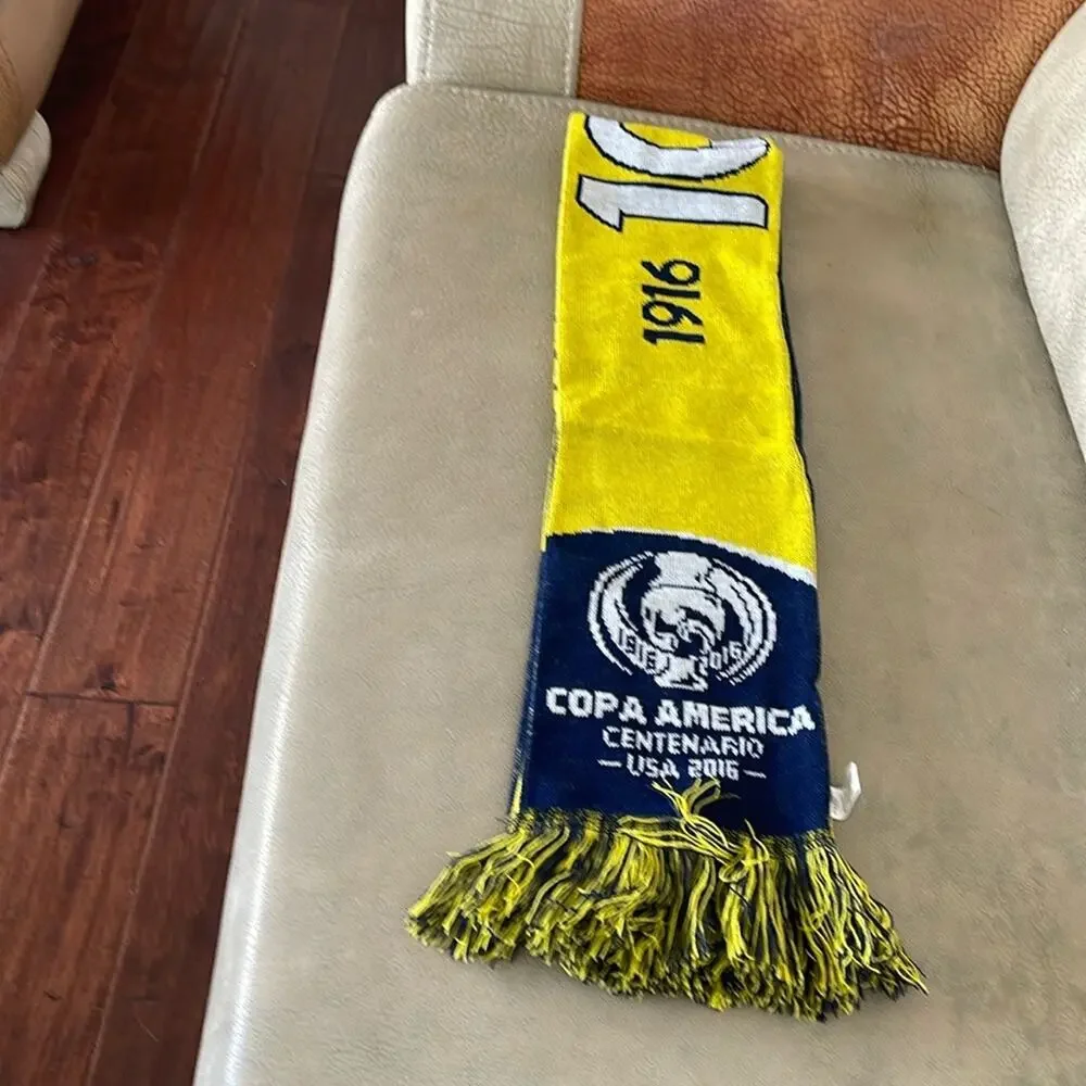 Los Angeles Copa America Centenario Scarf USA 2016  Soccer Collectibles Yellow - Picture 6 of 8